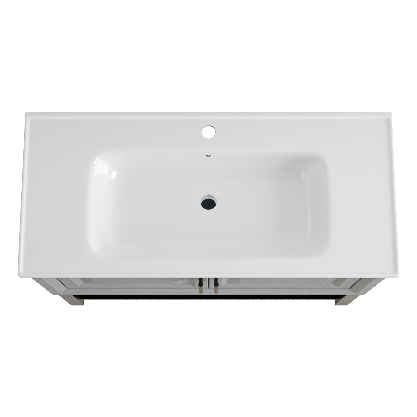 Festivo 36" FBV24231 Freestanding Bathroom Vanity with Ceramic Top-Grey