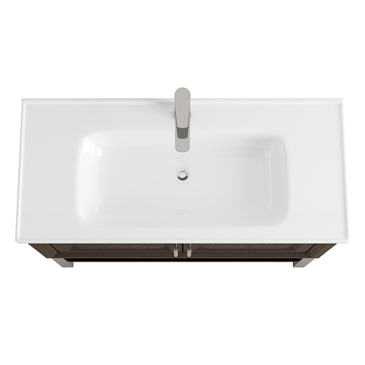 Festivo 36" FBV24233 Freestanding Bathroom Vanity with Ceramic Top & Faucet-Muddy