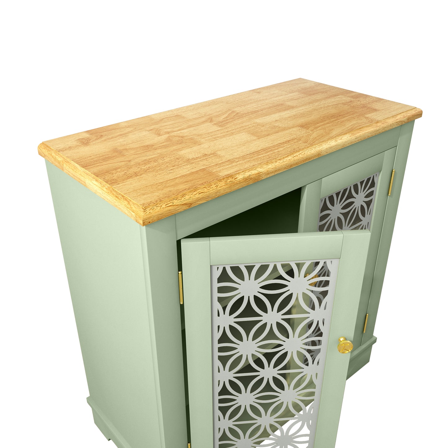 Festivo FCB22130 31" Buffet Sideboard Cabinet-Green
