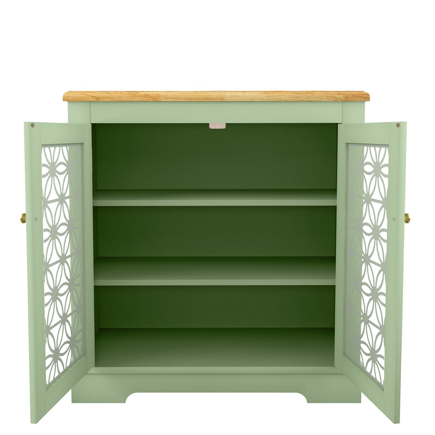 Festivo FCB22130 31" Buffet Sideboard Cabinet-Green