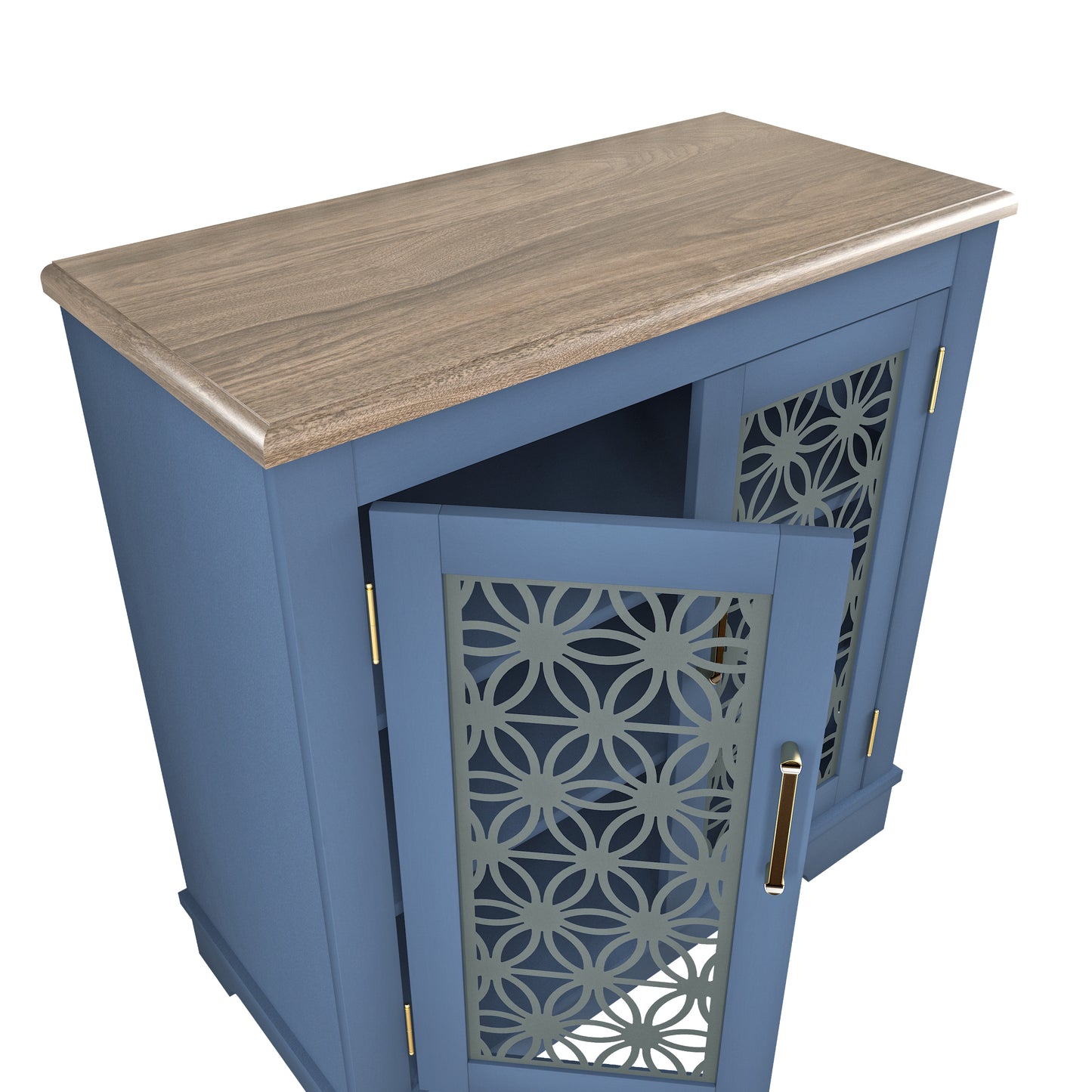 Festivo FCB22131 31" Buffet Sideboard Cabinet-Blue