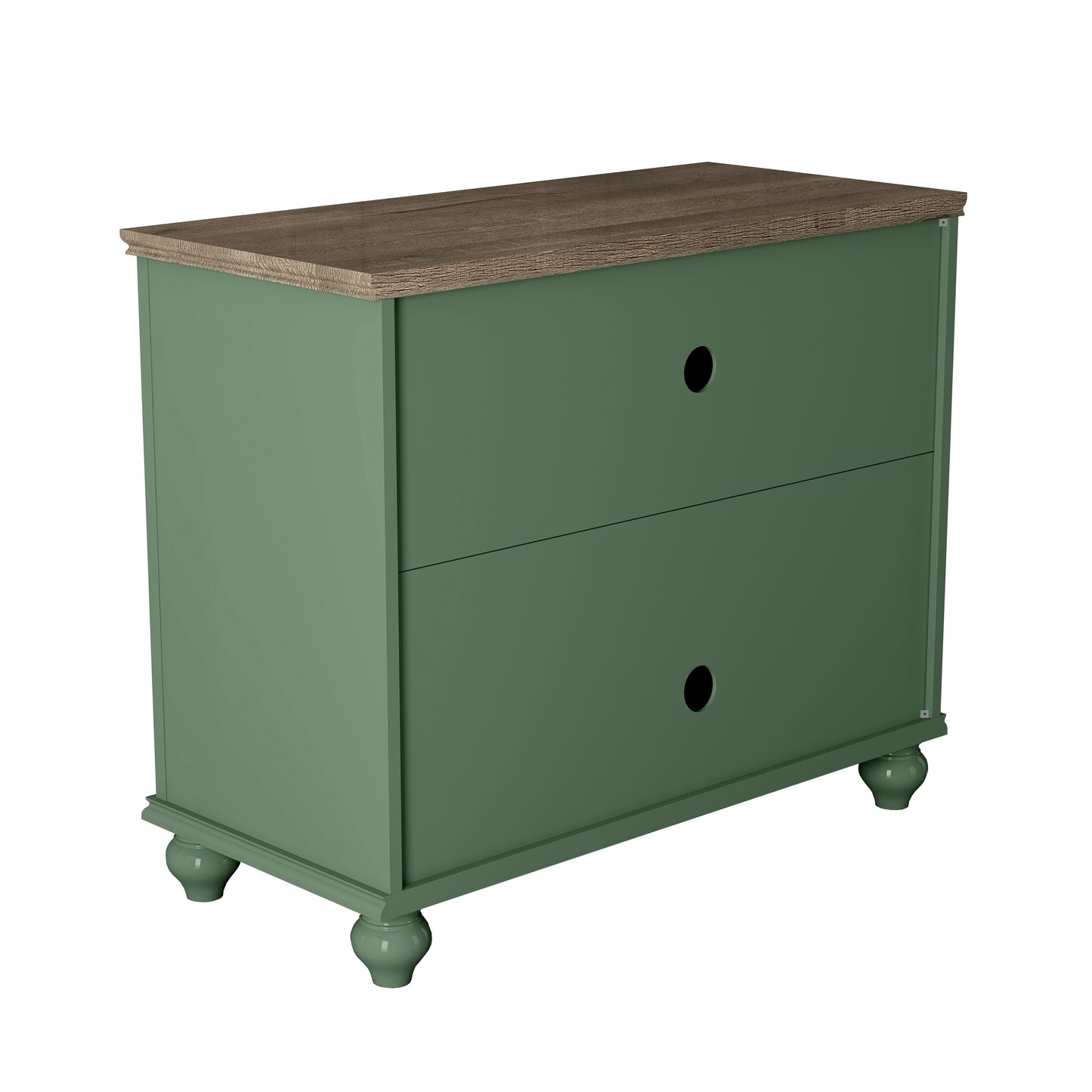 Festivo FCB22421 38" Buffet Sideboard Cabinet-Green