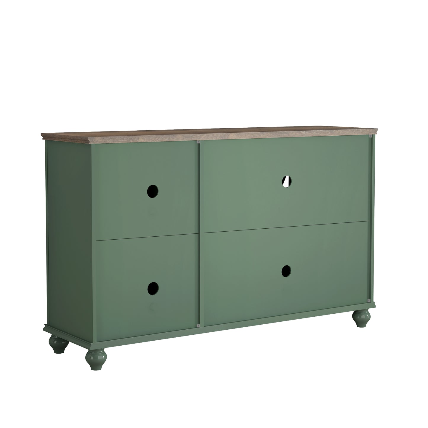 Festivo FCB22431 55" Buffet Sideboard Cabinet-Green