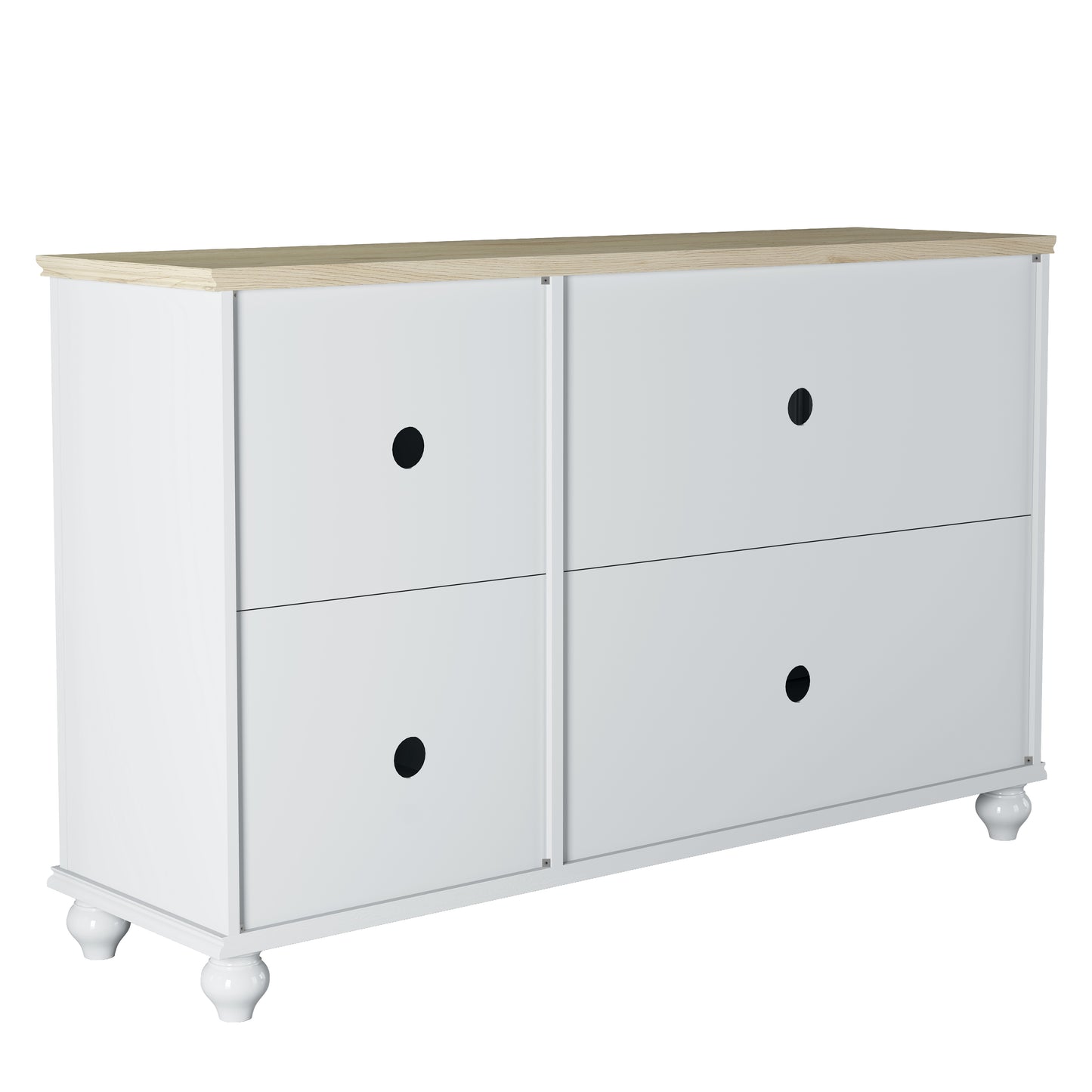 Festivo FCB22432 55" Buffet Sideboard Cabinet-Grayish White