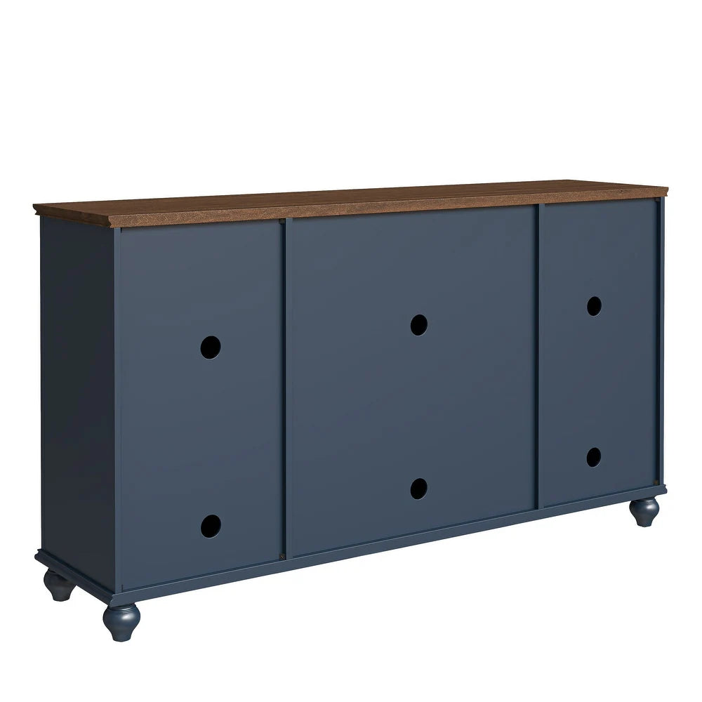 Festivo FCB22443 63" Buffet Sideboard Cabinet-Blue