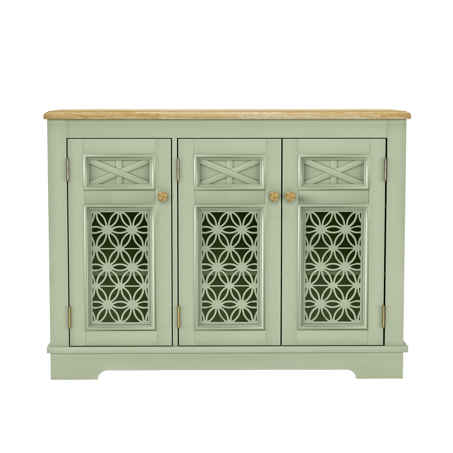 Festivo FCB24136 44.5" Buffet Sideboard Cabinet-Green