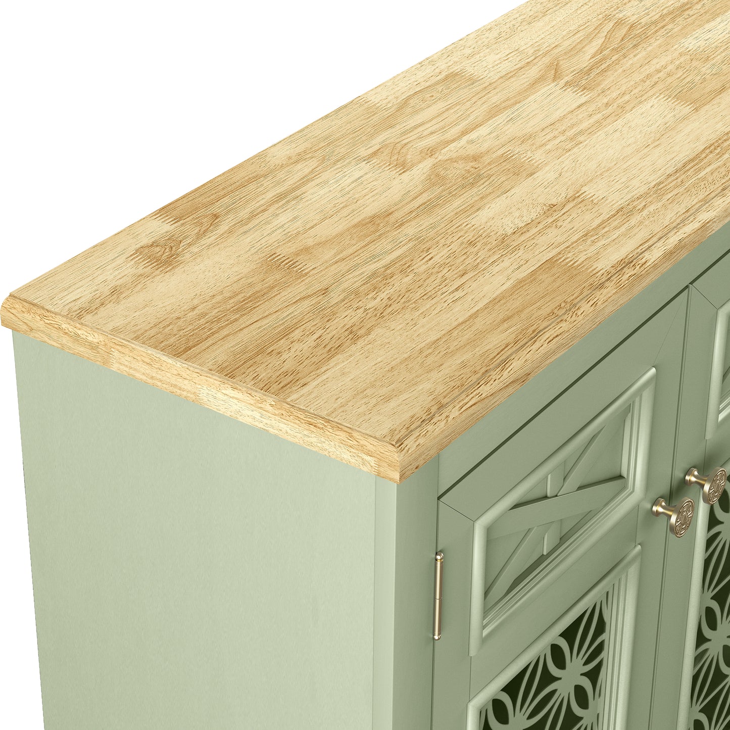 Festivo FCB24145 57.5" Buffet Sideboard Cabinet-Green