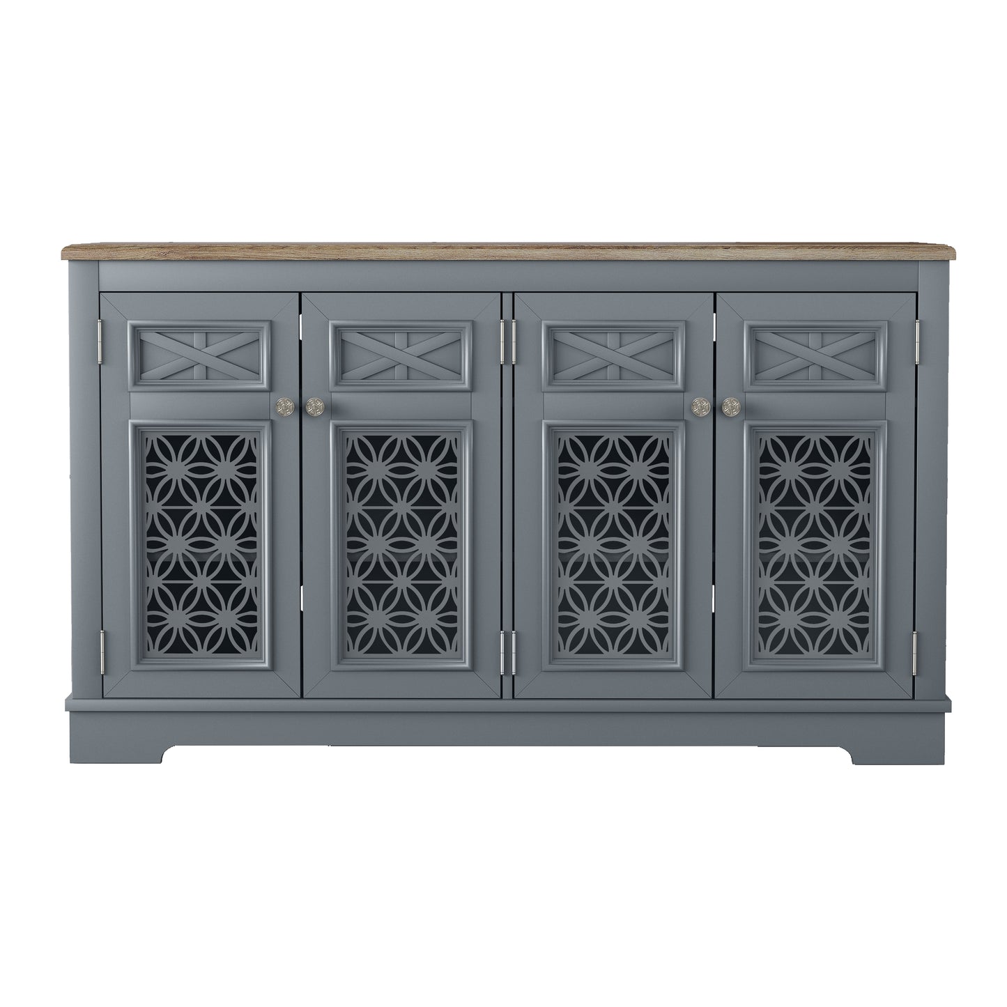 Festivo FCB24146 57.5" Buffet Sideboard Cabinet-Grey