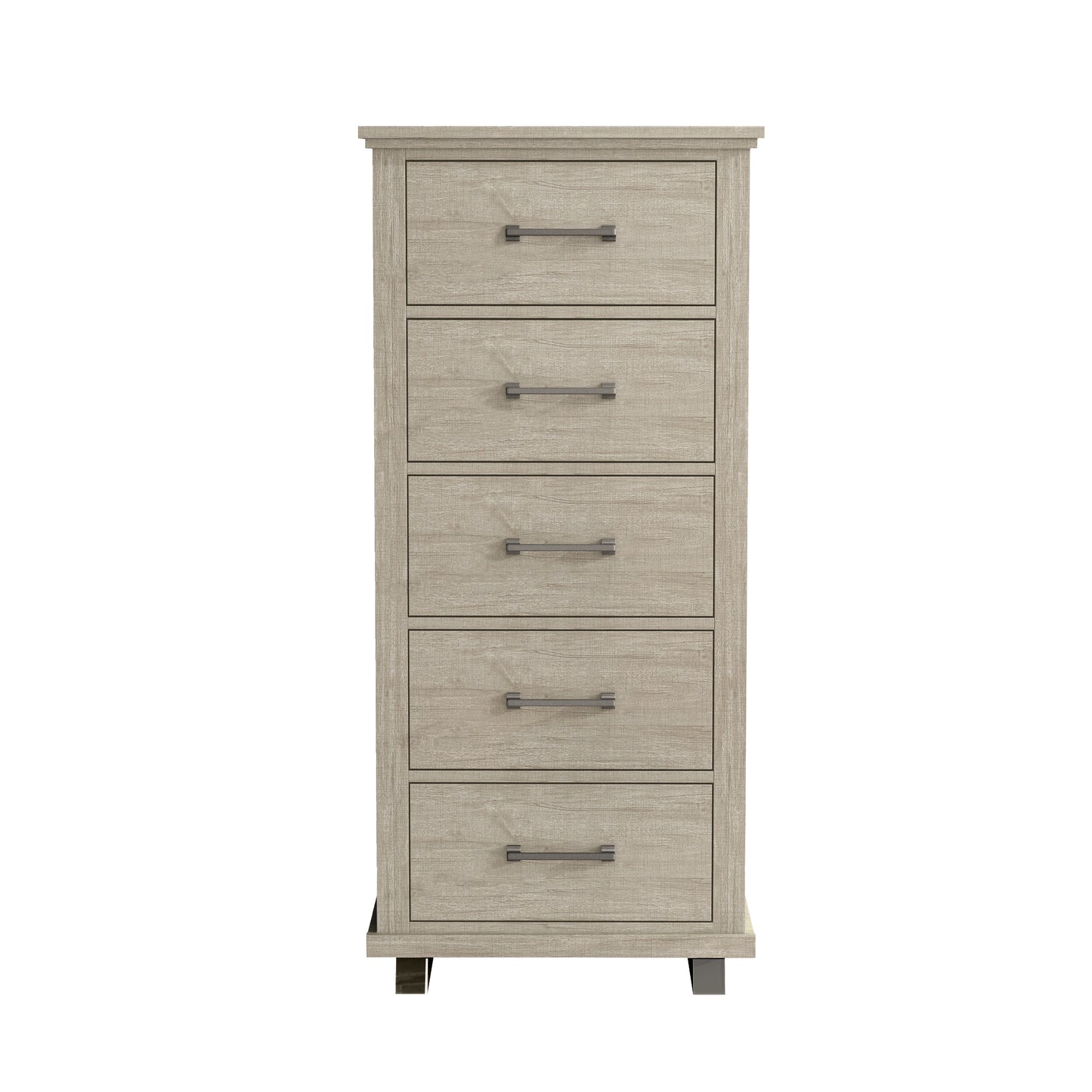 Festivo FCH22245 24" Bedroom Chest with 5 Drawers-Beige