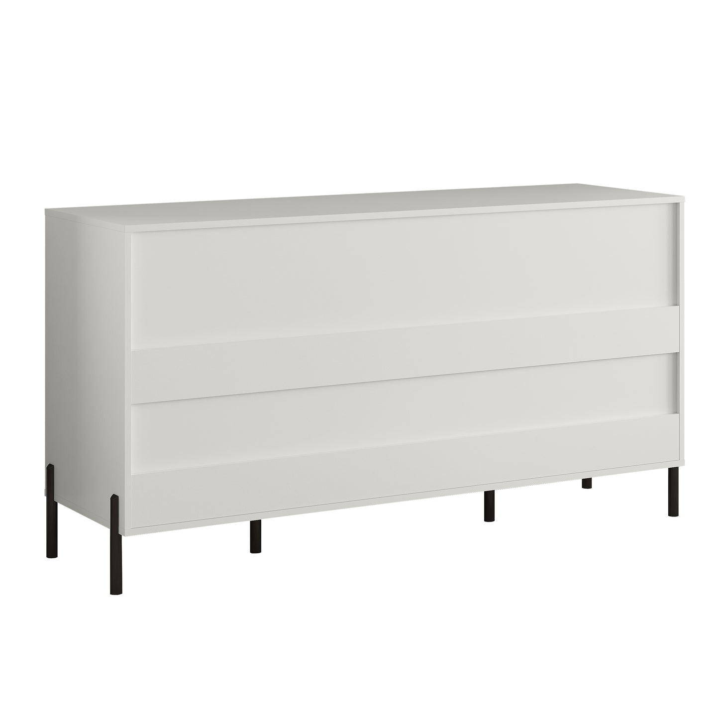 Festivo FDR23142 58" Bedroom Dresser with 3 Drawers-Offwhite