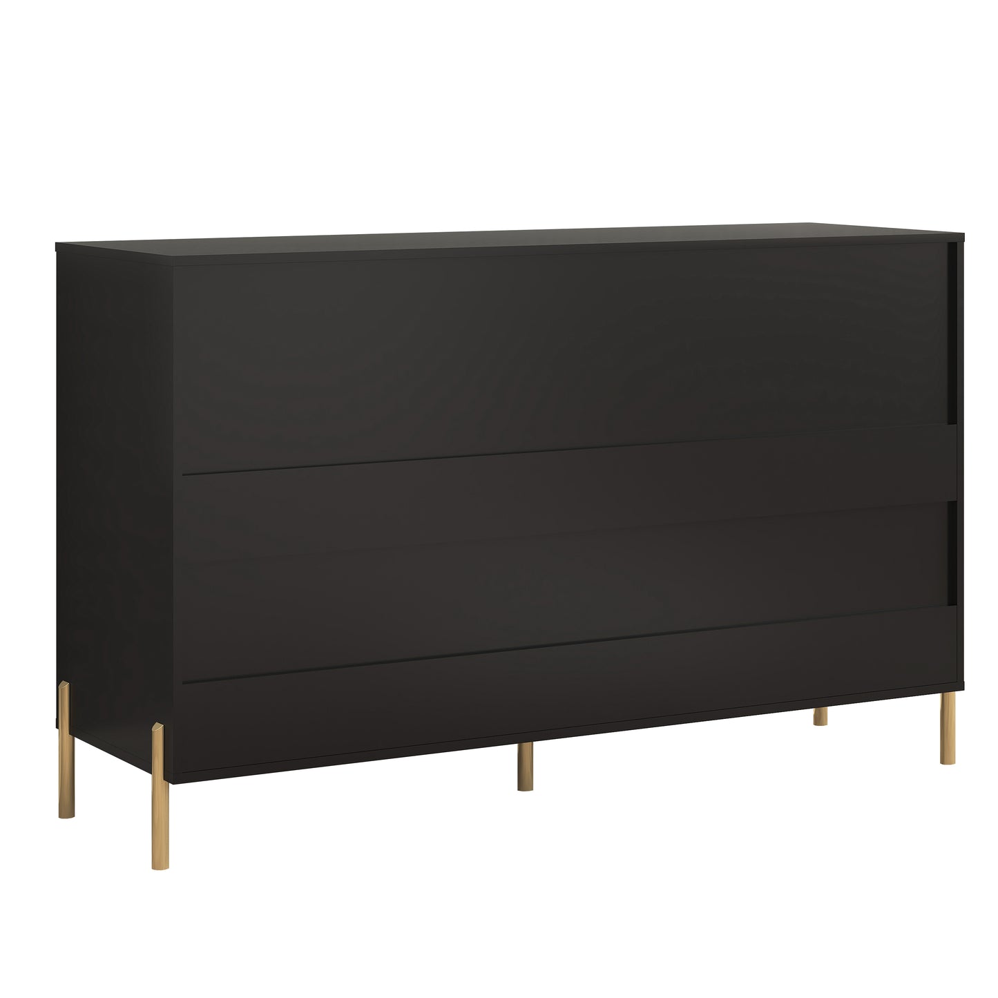 Festivo FDR23145 56" Bedroom Dresser with 6 Drawers-Black