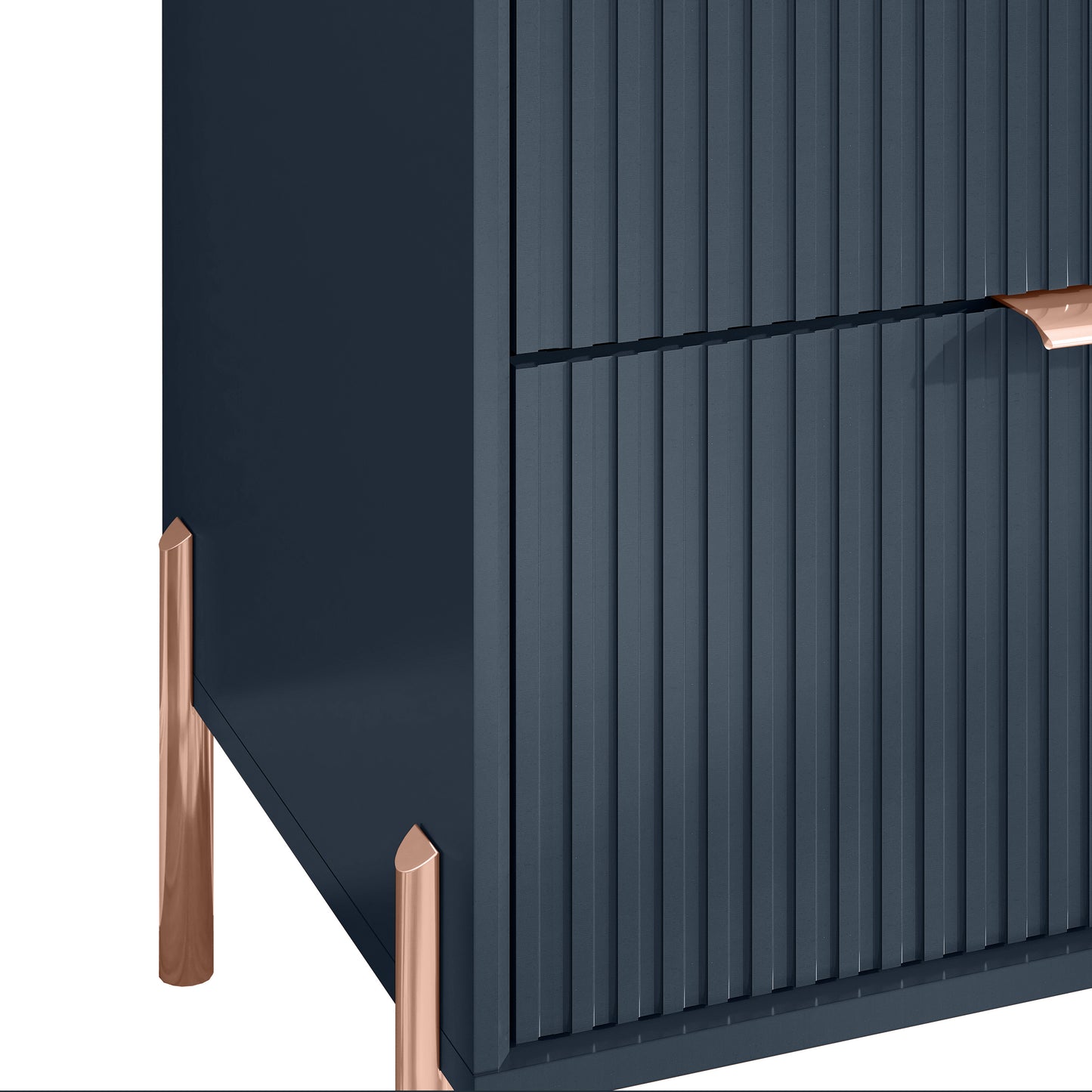 Festivo FDR23147 56" Bedroom Dresser with 6 Drawers-Navy