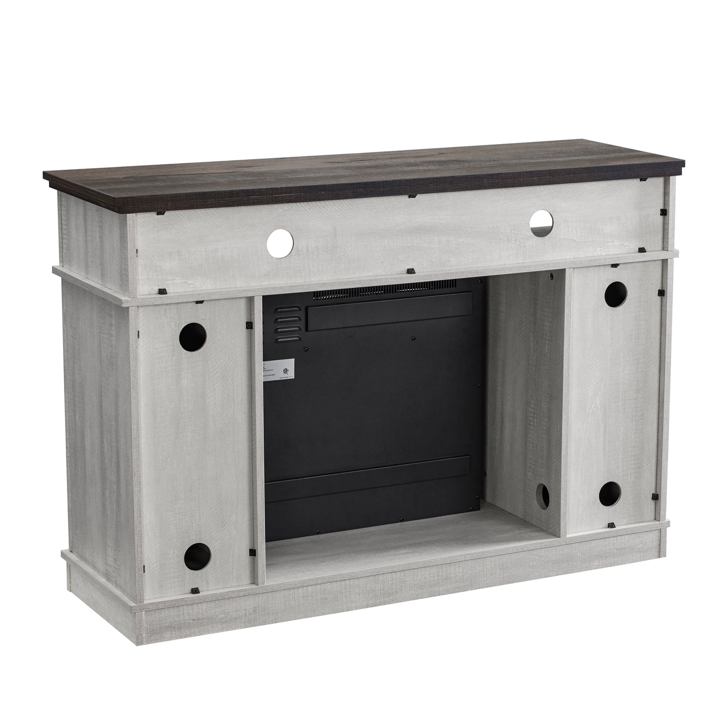Festivo FFP20256 48" TV Stand with 23" Electric Fireplace-White