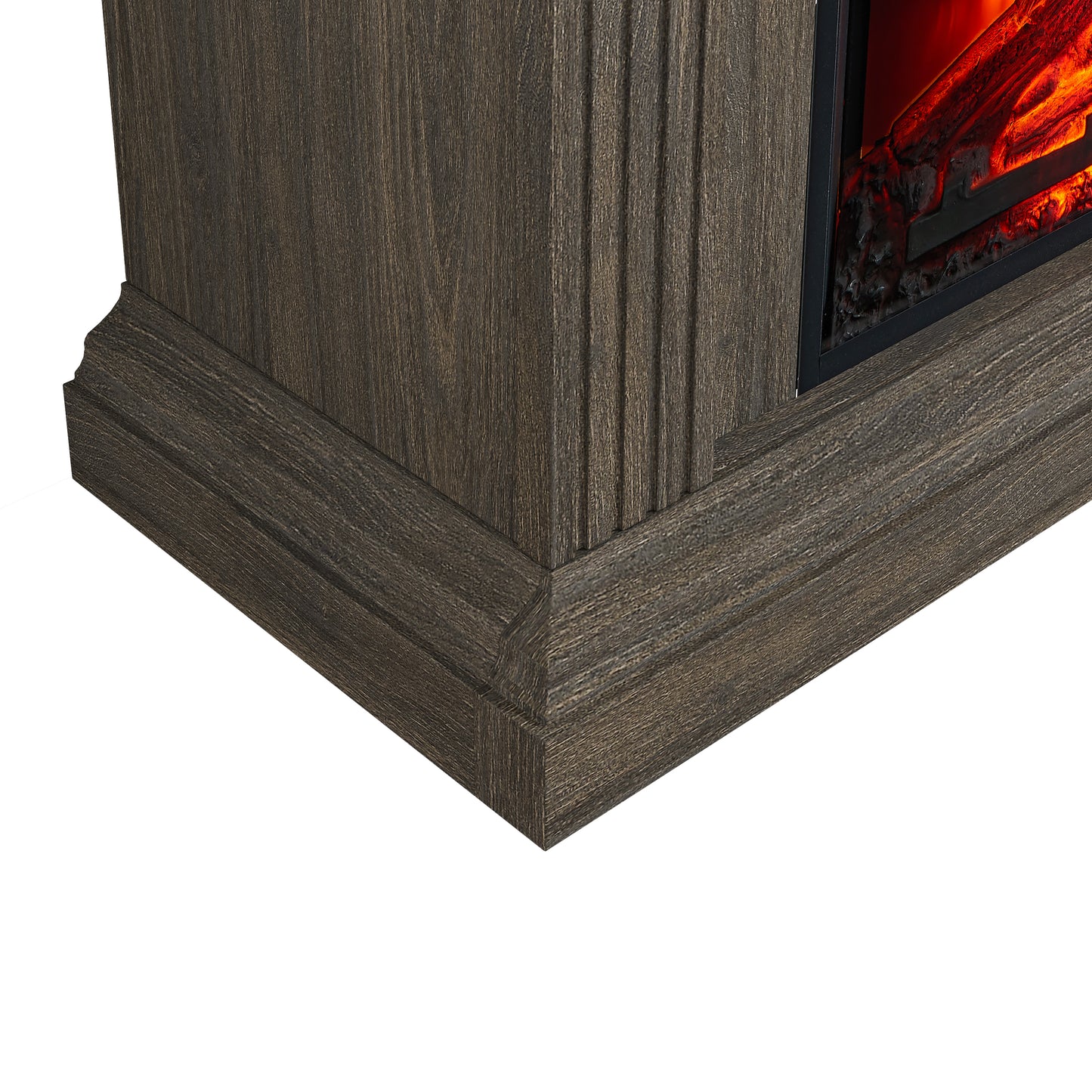 Festivo FFP23341 32" Electric Fireplace Mantel-Brown