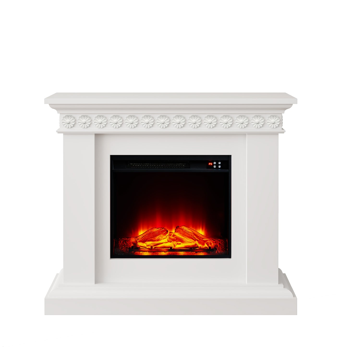 Festivo FFP24125 46.5" Electric Fireplace Mantel-White