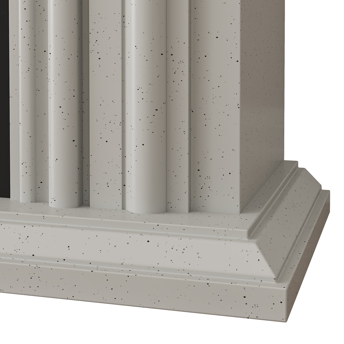 Festivo FFP24345 47.5" Electric Fireplace Mantel-Grey