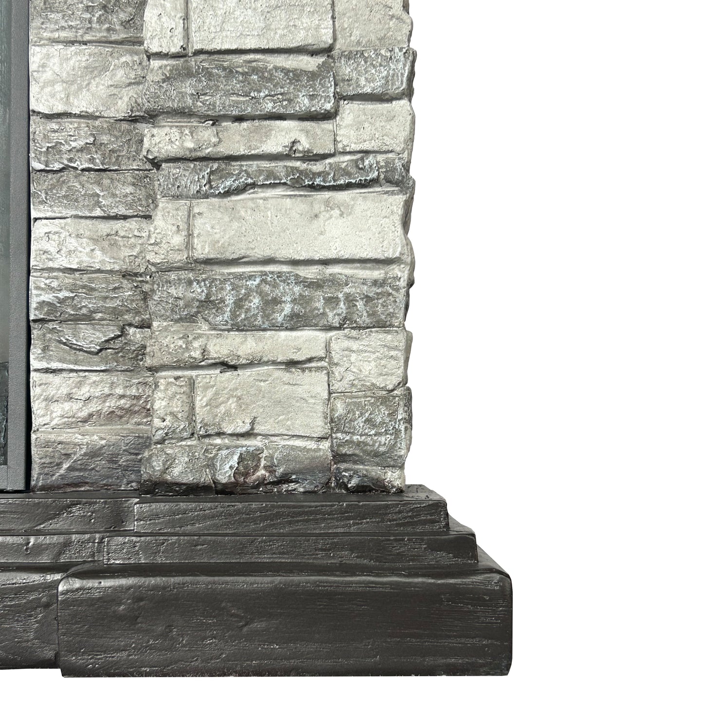 Festivo FFP25042 45" Electric Fireplace MGO Mantel with Faux Brick-Grey