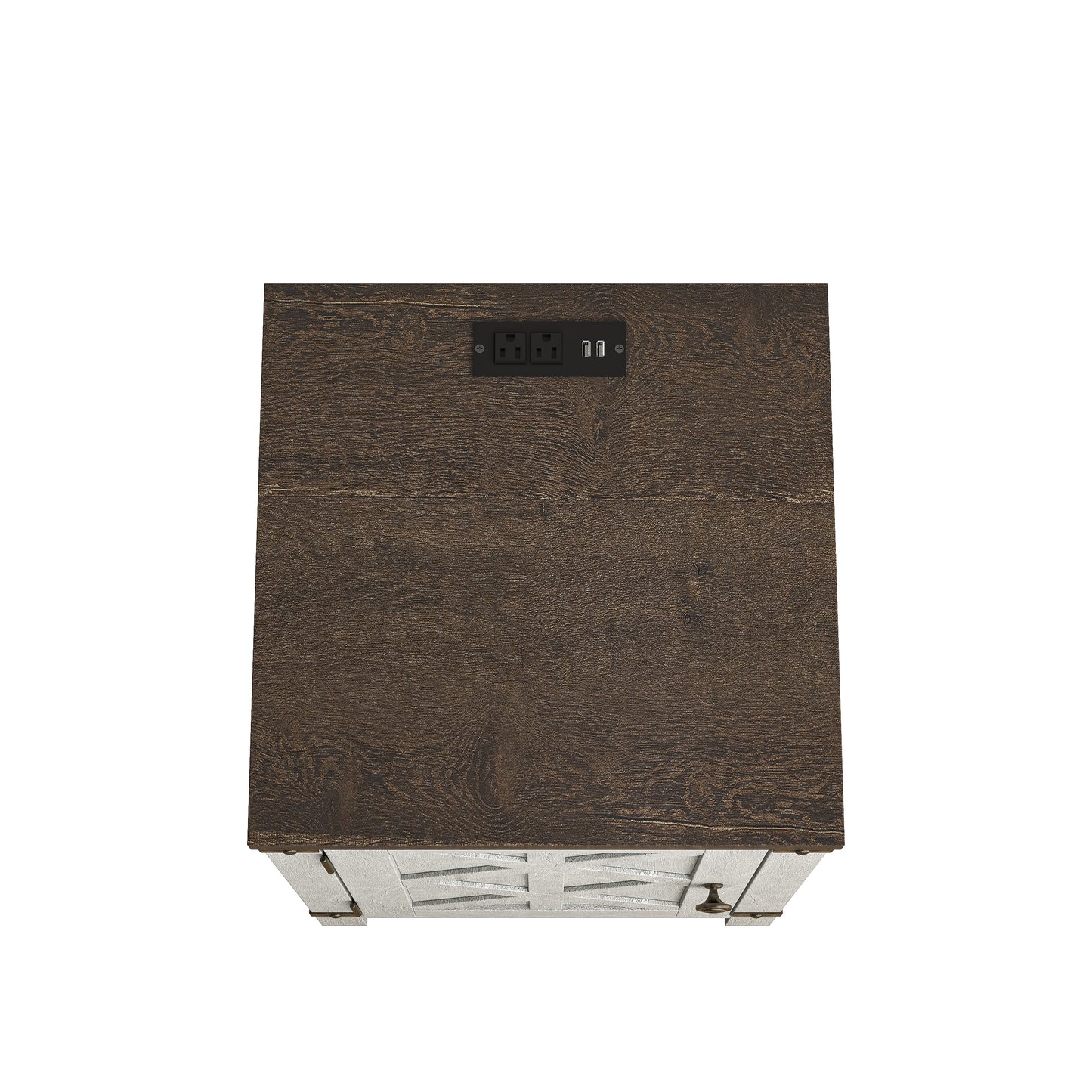 Festivo FST23906 18" Side Table-Offwhite