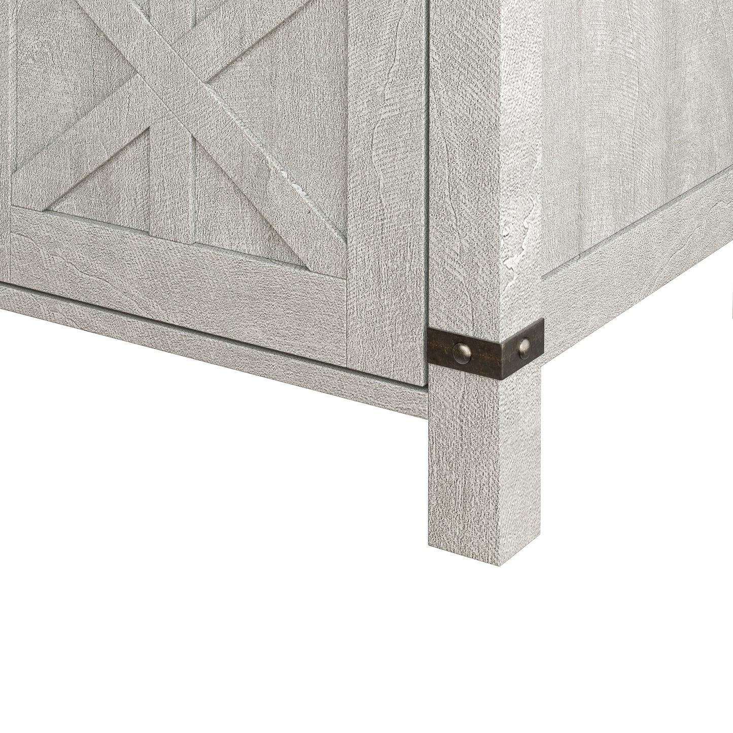 Festivo FST23906 18" Side Table-Offwhite