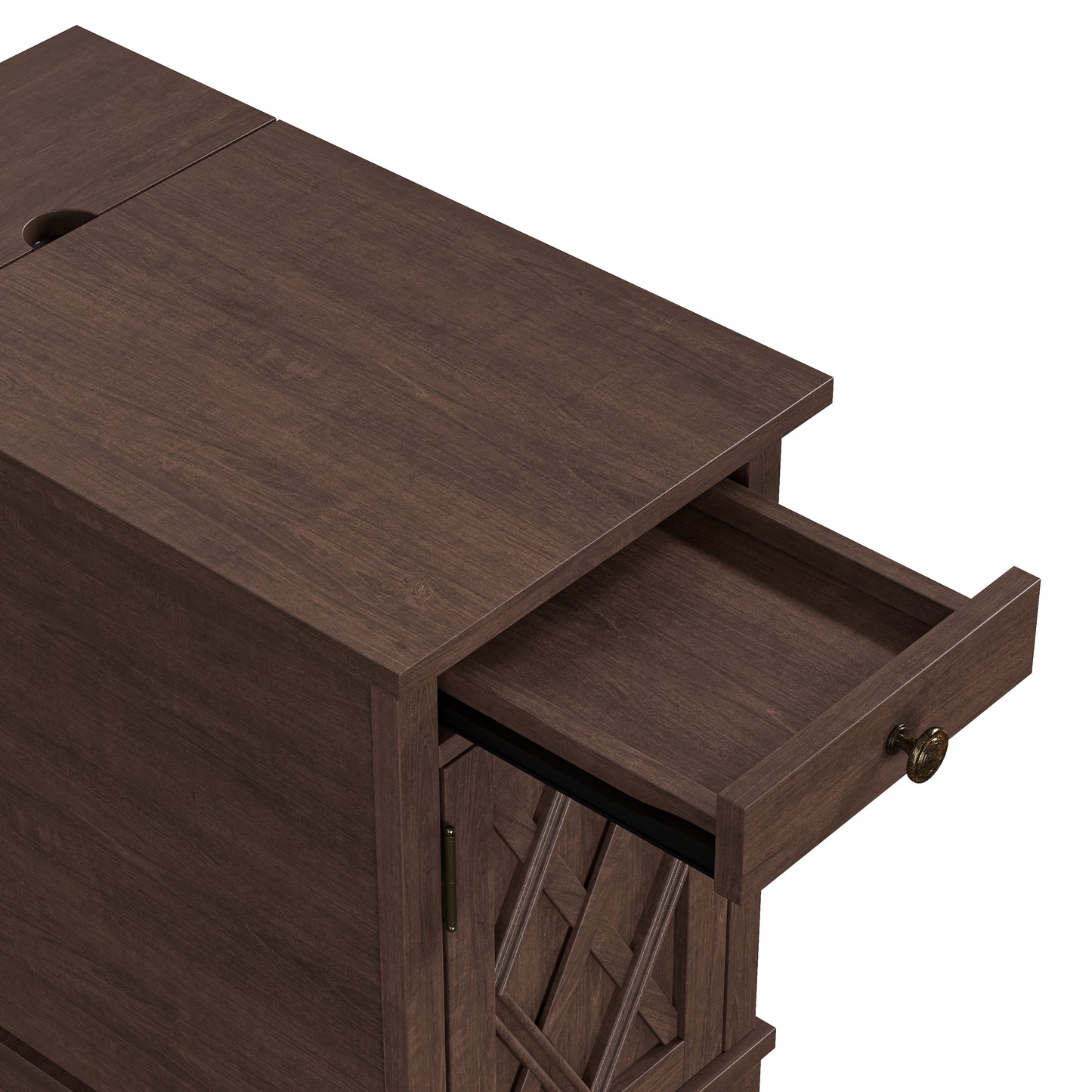 Festivo FST23907 14" Side Table-Brown