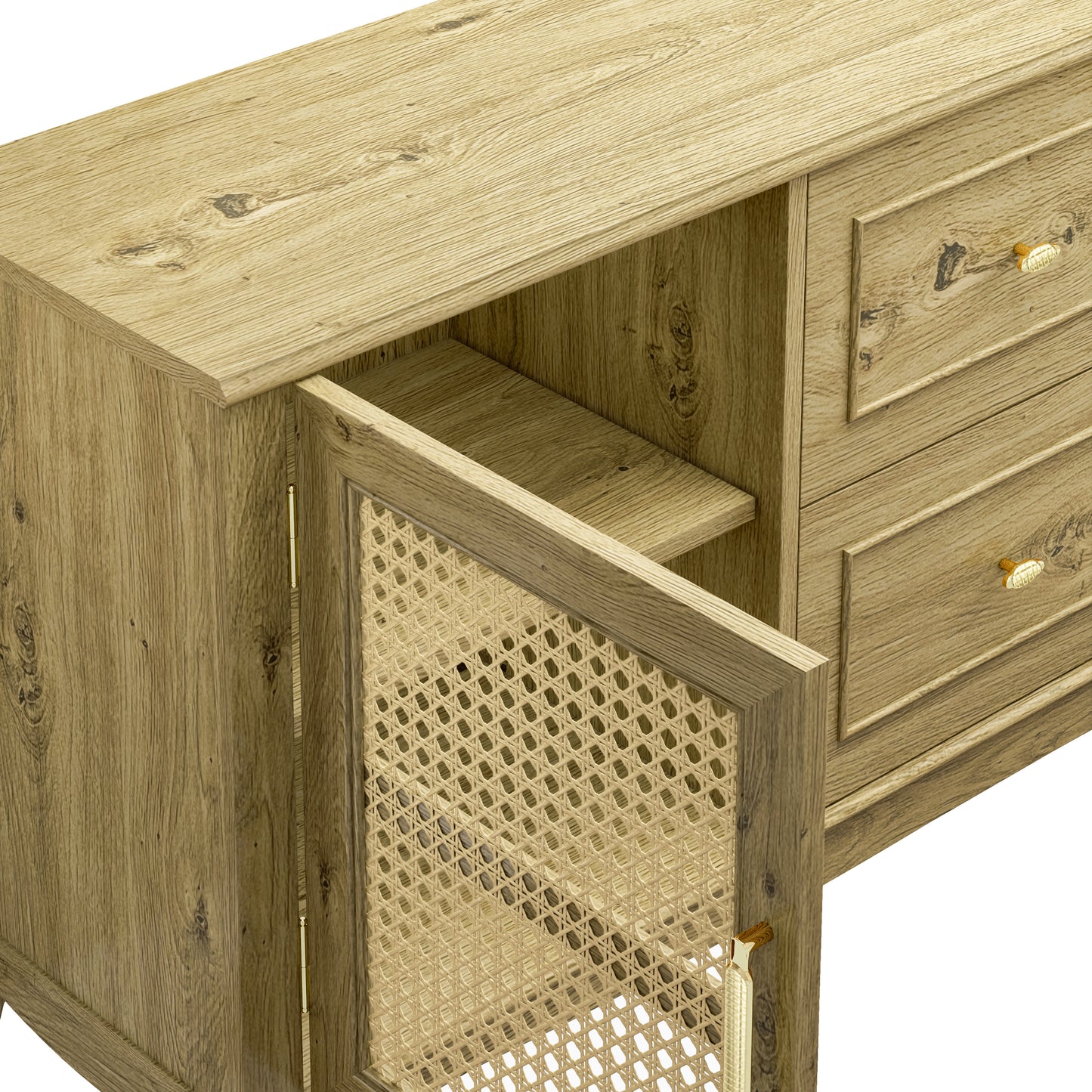 Festivo FTS22310 60" TV Stand-Beige