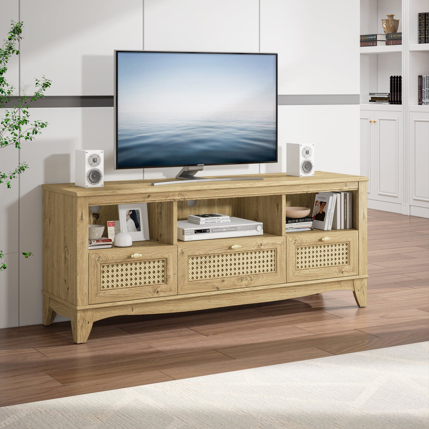 Festivo FTS22323 55" TV Stand-Beige