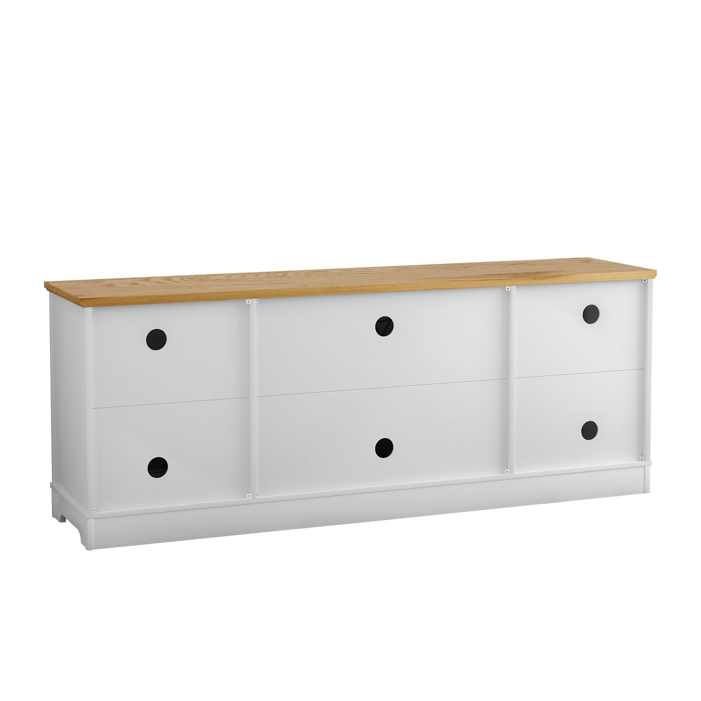 Festivo FTS22913 70" TV Stand-Grayish White