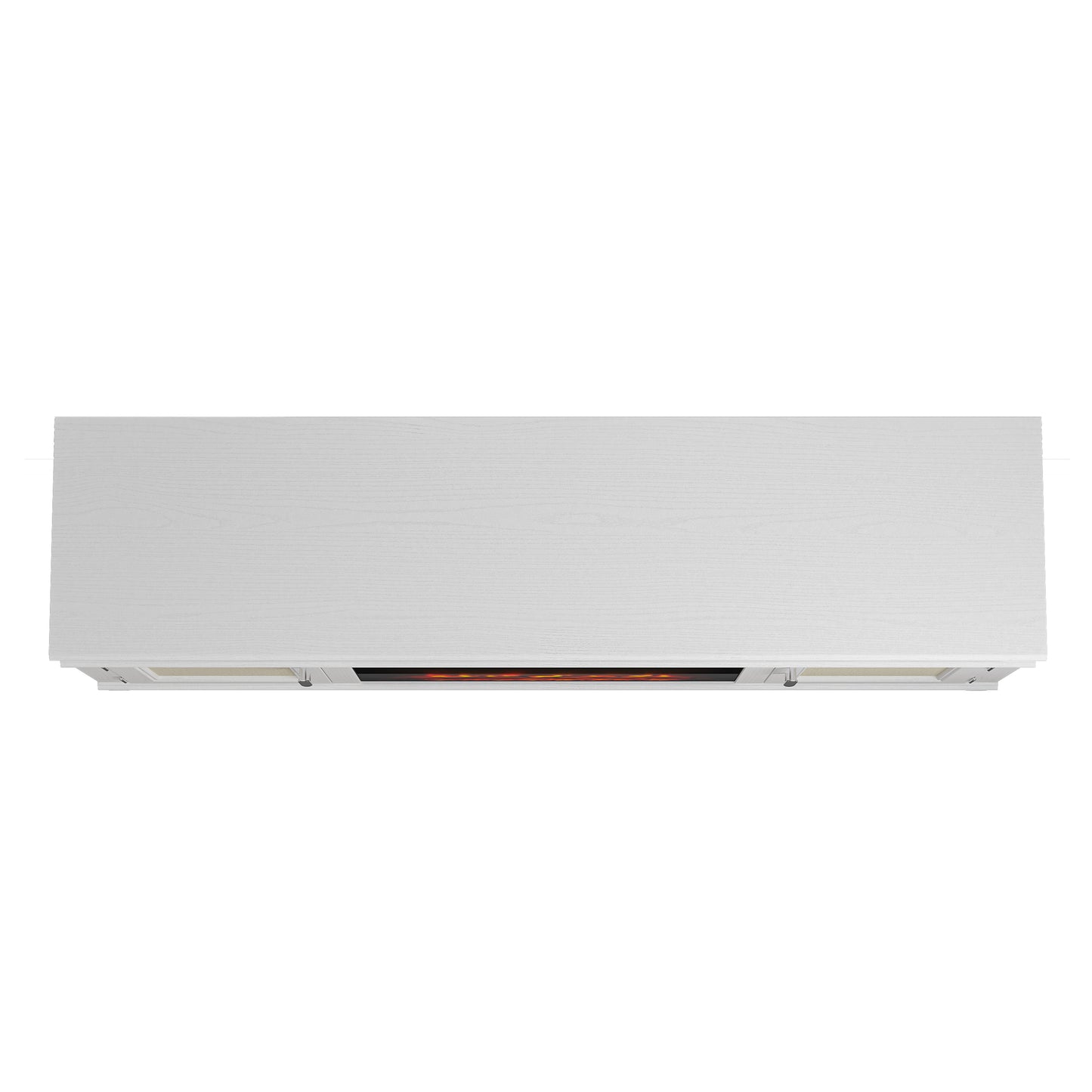 Festivo FTS23222 63" TV Stand with 26" Electric Fireplace-White