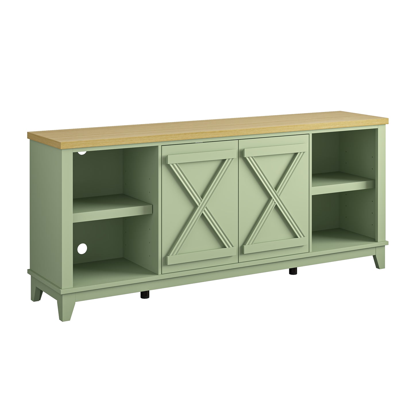 Festivo FTS23282 70" TV Stand-Green