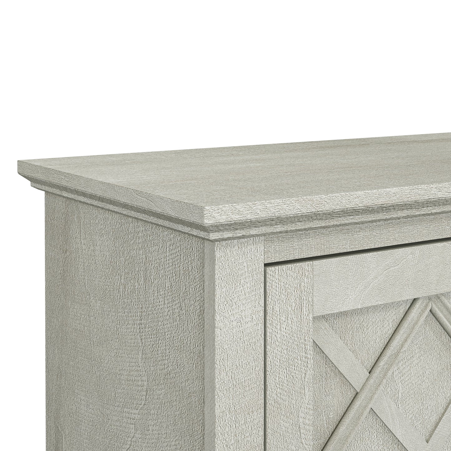 Festivo FTS23516 78" TV Stand with 36" Electric Fireplace-White