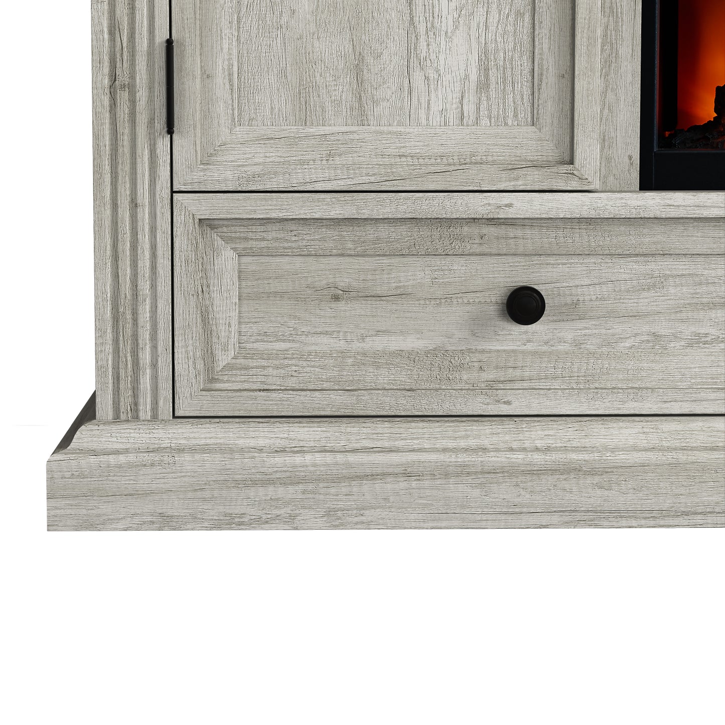 Festivo FTS23531 73" TV Stand with 36" Electric Fireplace-Taupe