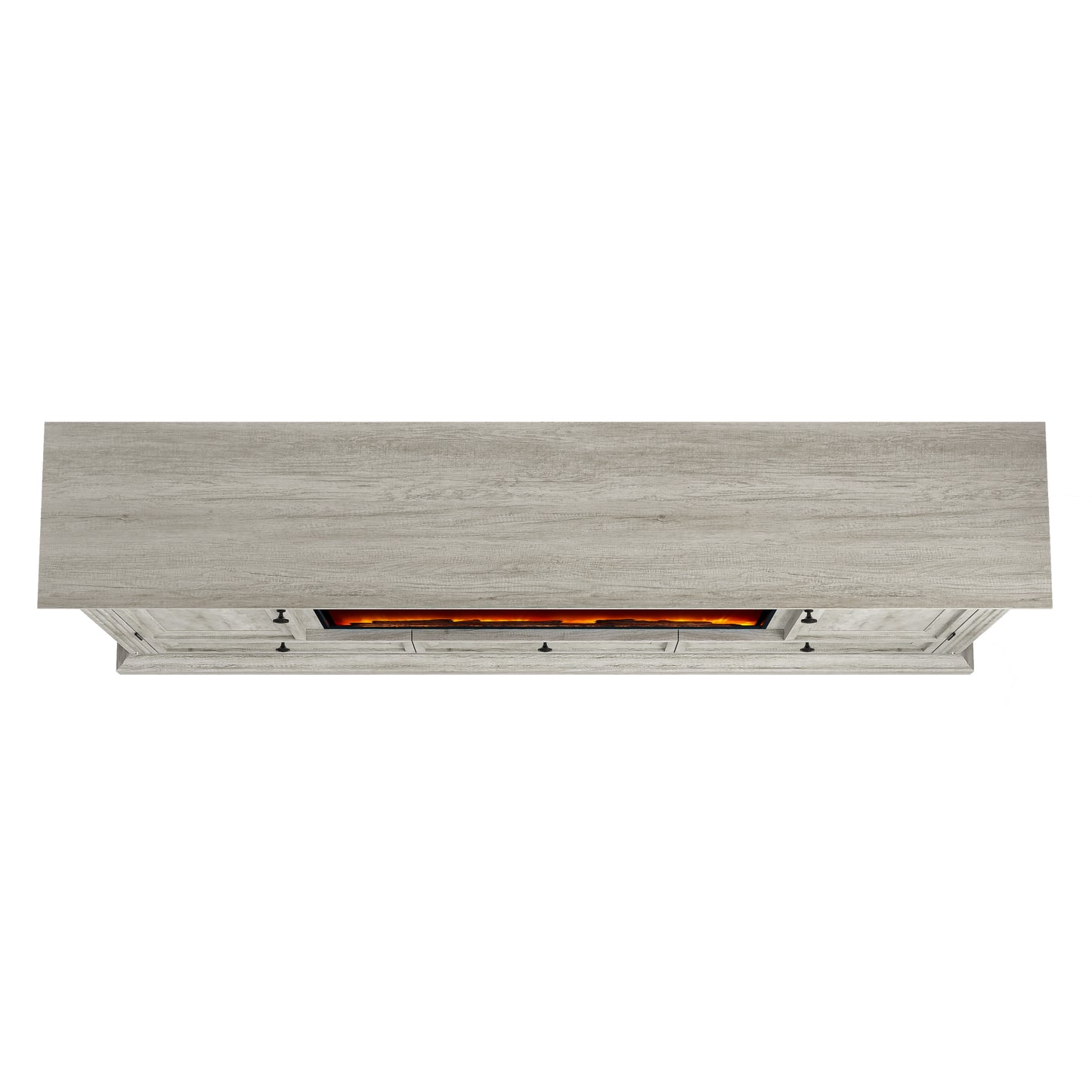 Festivo FTS23531 73" TV Stand with 36" Electric Fireplace-Taupe