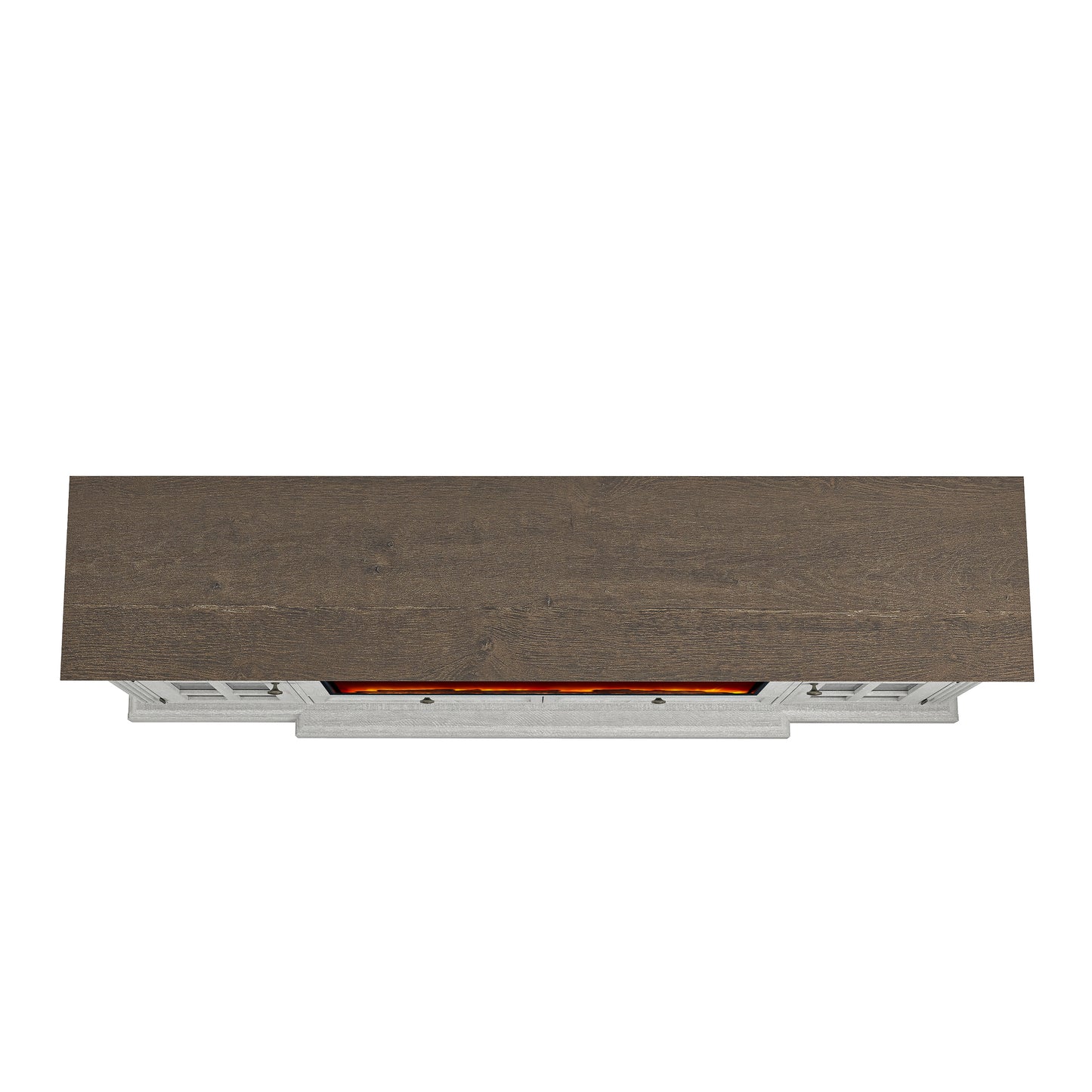 Festivo FTS24276 73" TV Stand with 36" Electric Fireplace-OffWhite