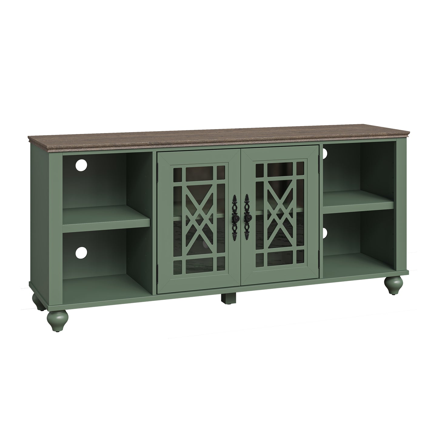 Festivo FTS24640 60" TV Stand-Green
