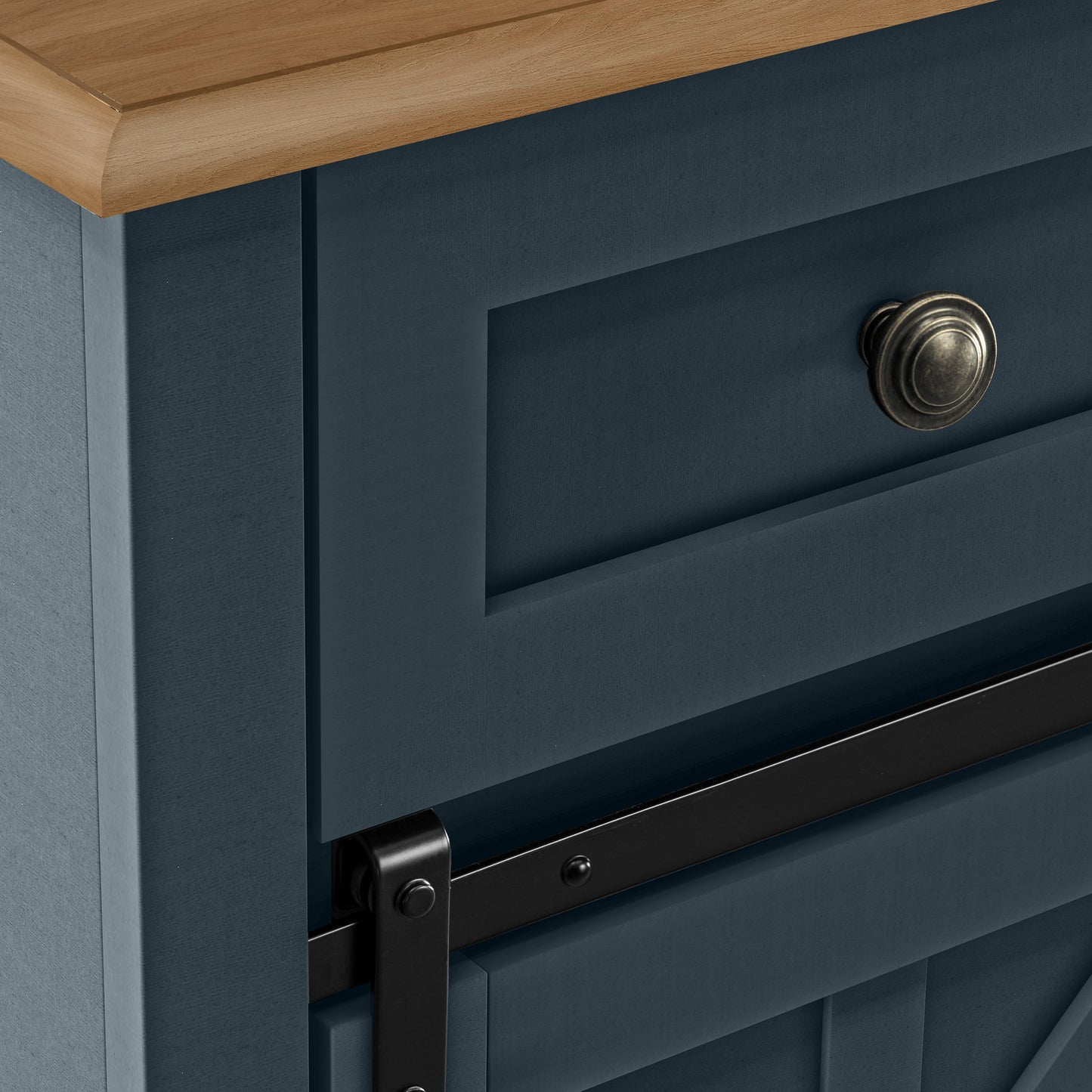 Festivo FWC23427 32" Wine Cabinet-Blue