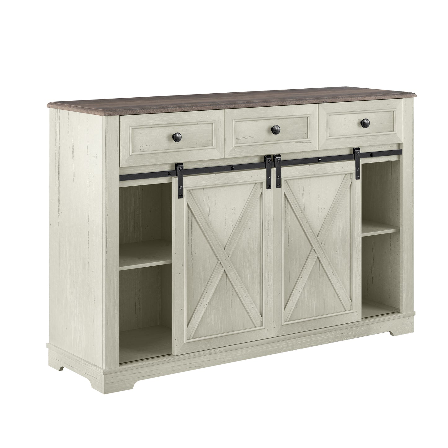 Festivo FWC23510 54" Wine Cabinet-White