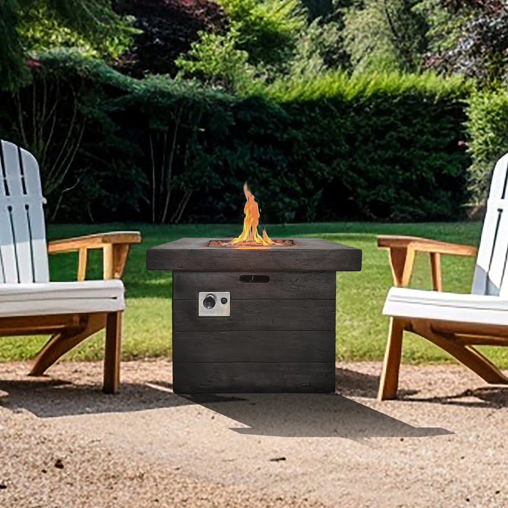 Festivo LFT24001 32" Smokeless Propane Gas Fireplace for Outdoor Heating-Black