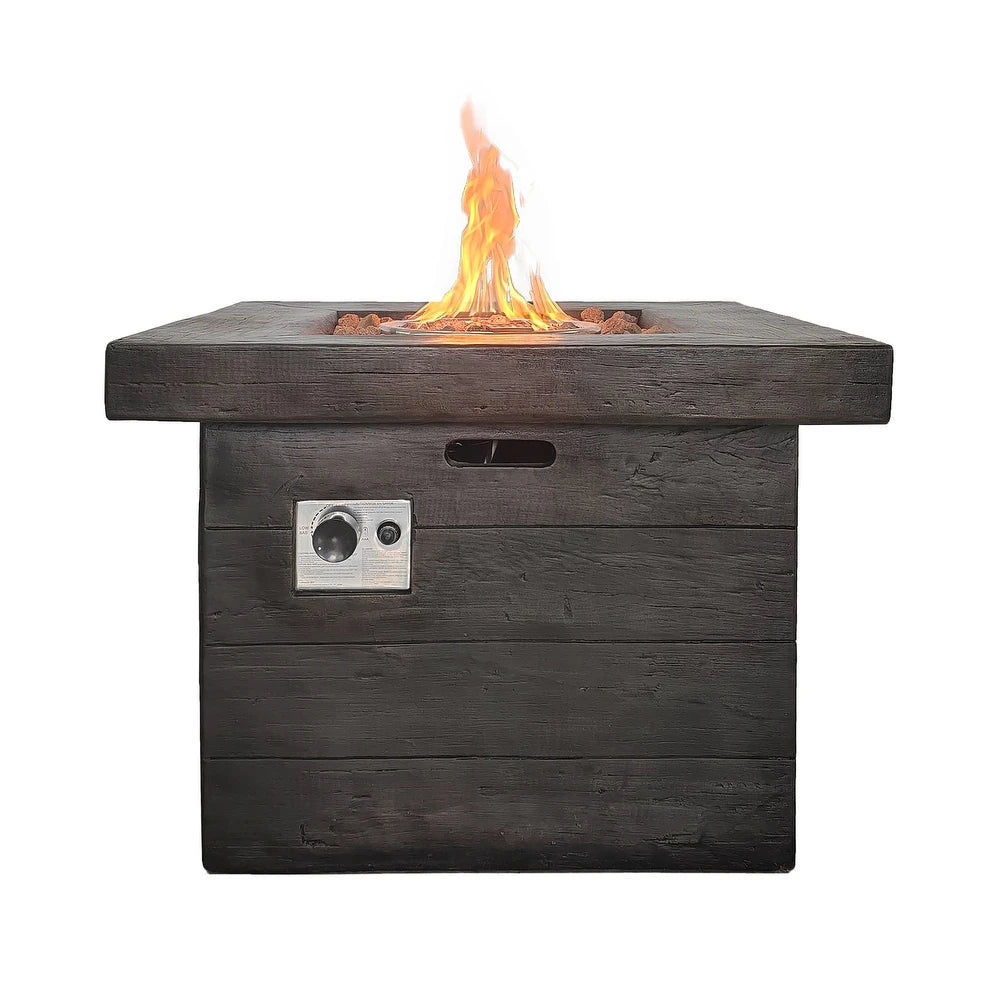 Festivo LFT24001 32" Smokeless Propane Gas Fireplace for Outdoor Heating-Black