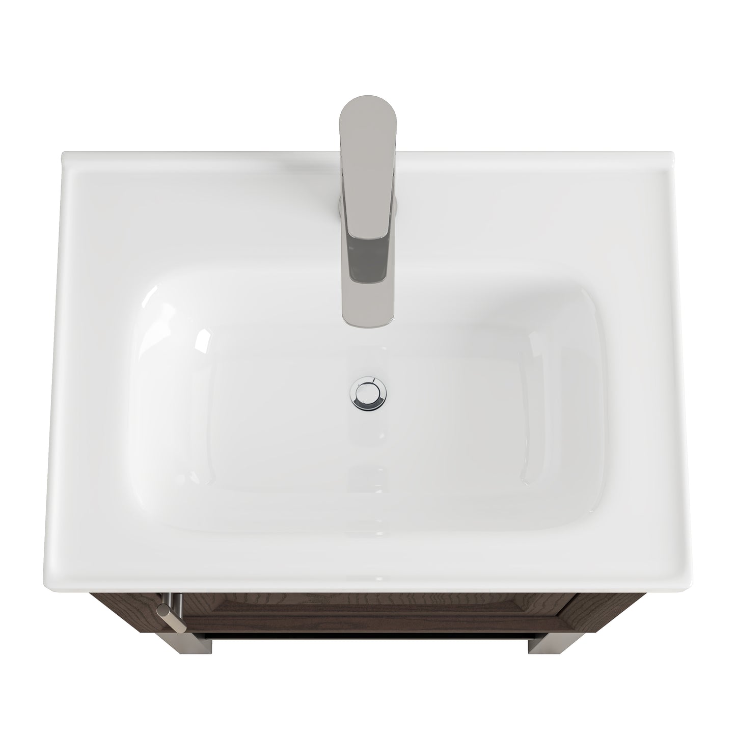 Festivo 20" FBV24213 Freestanding Bathroom Vanity with Ceramic Top & Faucet-Muddy