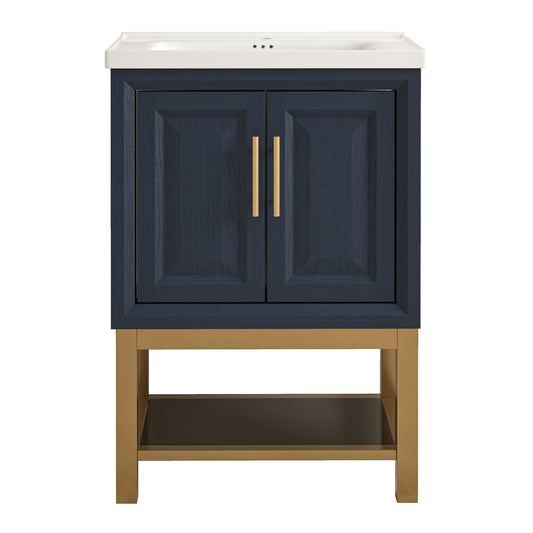 Festivo 24" FBV24220 Freestanding Bathroom Vanity with Ceramic Top-Blue