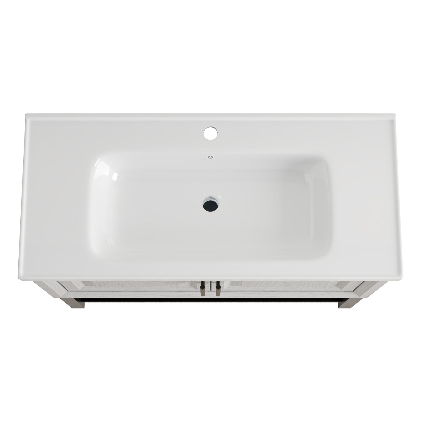 Festivo 36" FBV24232 Freestanding Bathroom Vanity with Ceramic Top-White
