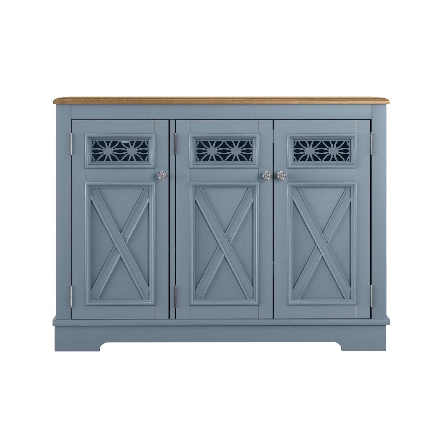 Festivo FCB24130 44.5" Buffet Sideboard Cabinet-Blue
