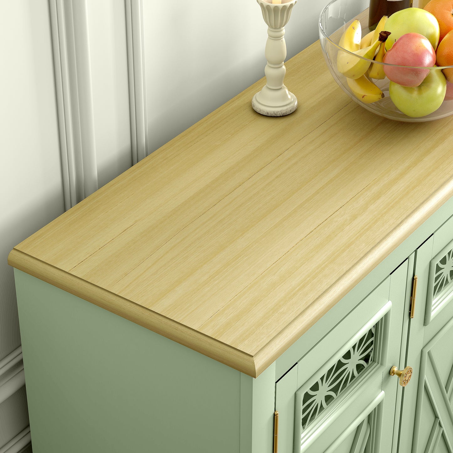 Festivo FCB24132 44.5" Buffet Sideboard Cabinet-Green