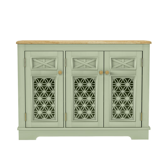 Festivo FCB24136 44.5" Buffet Sideboard Cabinet-Green