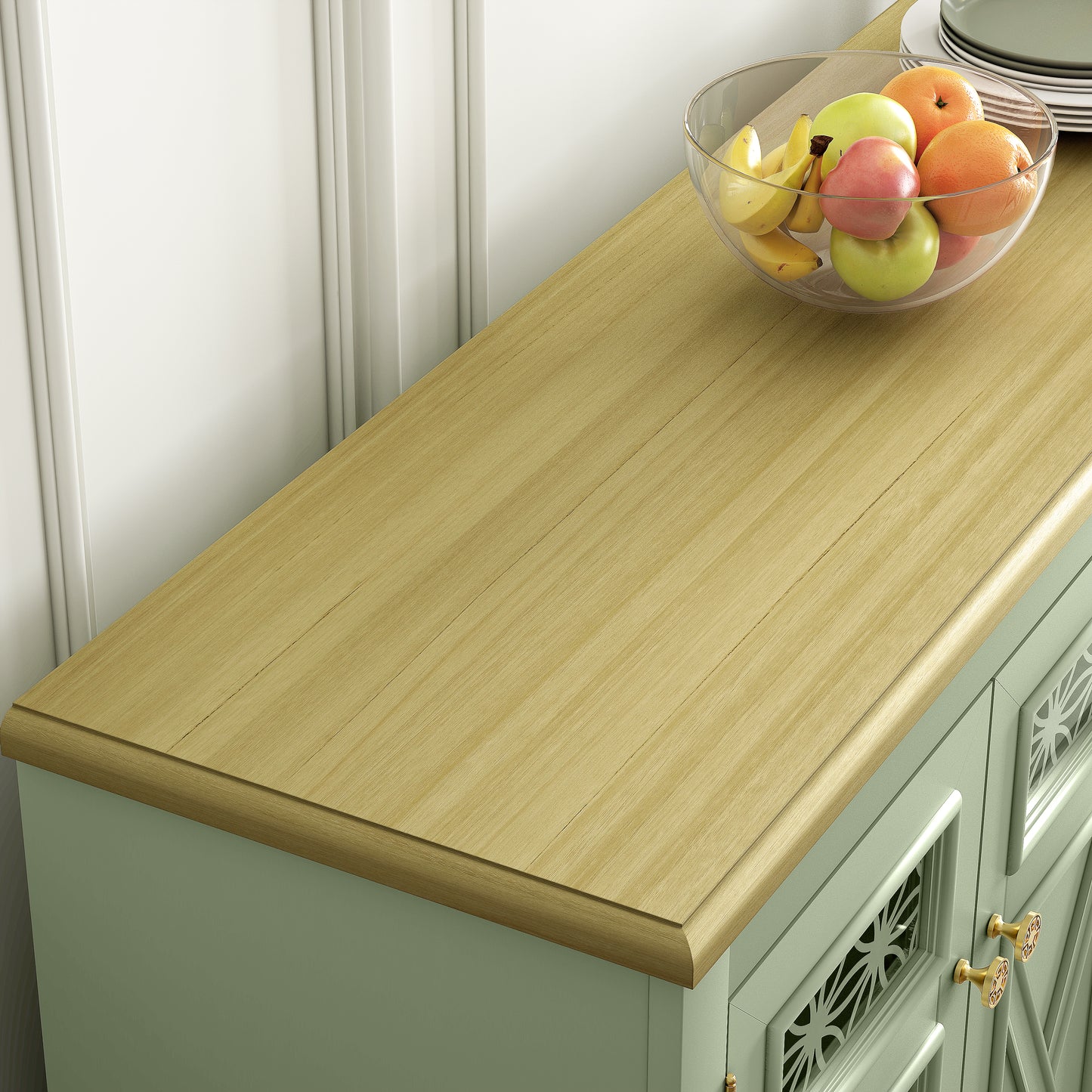 Festivo FCB24140 57.4" Buffet Sideboard Cabinet-Green