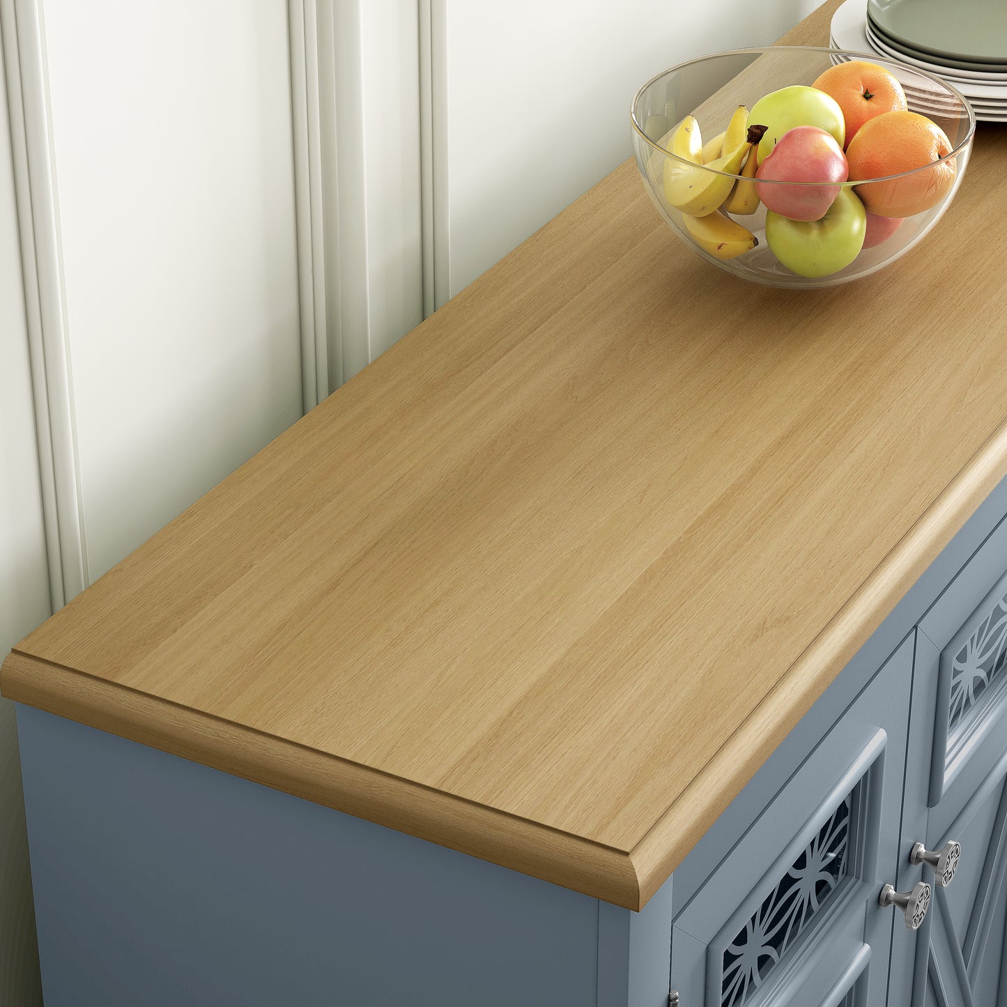 Festivo FCB24142 57.4" Buffet Sideboard Cabinet-Blue