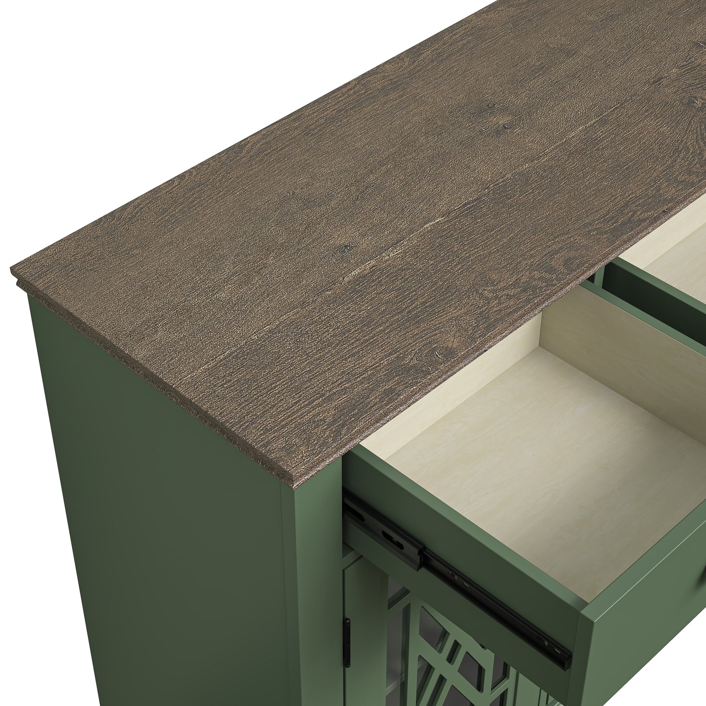 Festivo FCB24531 55" Buffet Sideboard Cabinet-Green