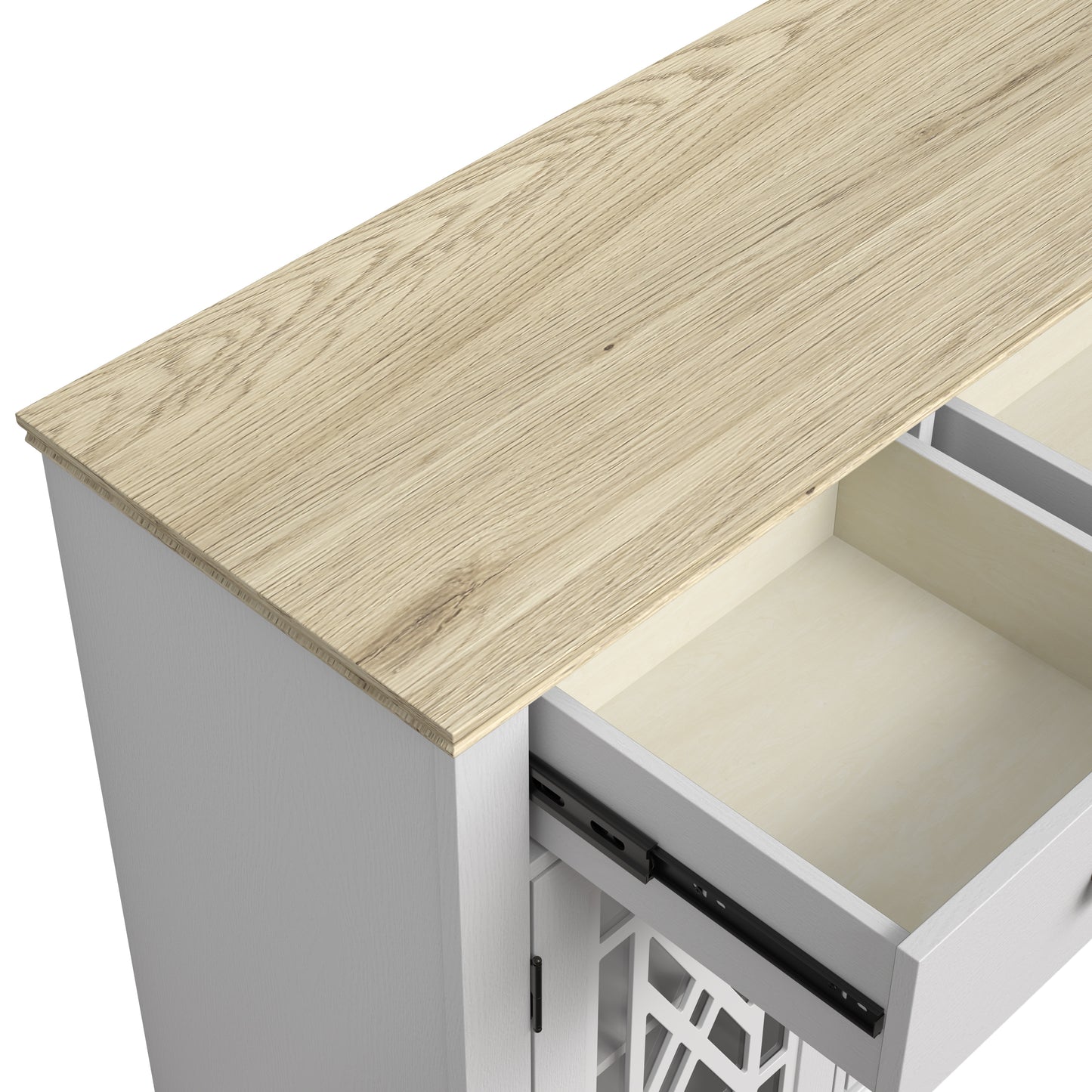 Festivo FCB24532 55" Buffet Sideboard Cabinet-Grayish White