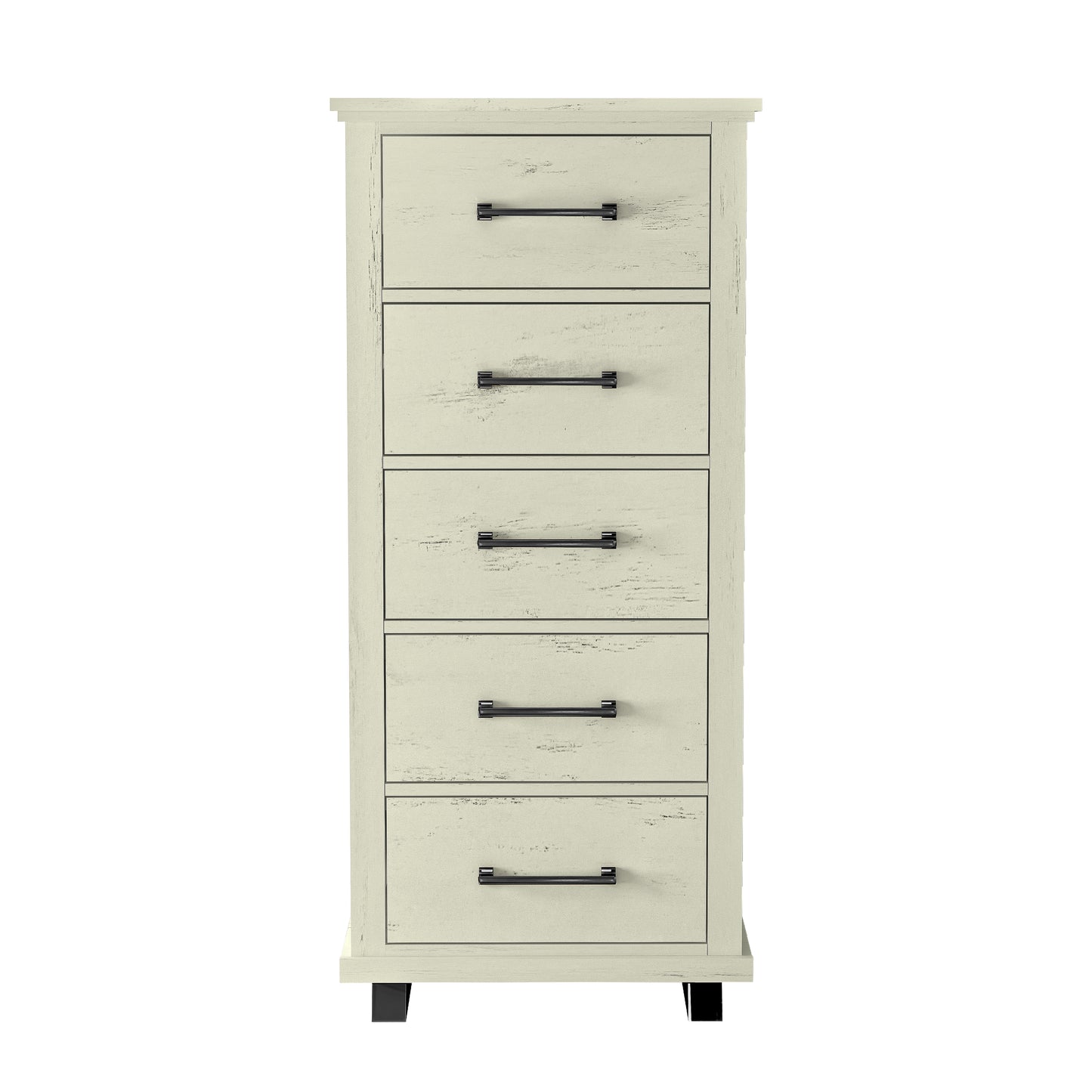 Festivo FCH22246 24" Bedroom Chest with 5 Drawers-White