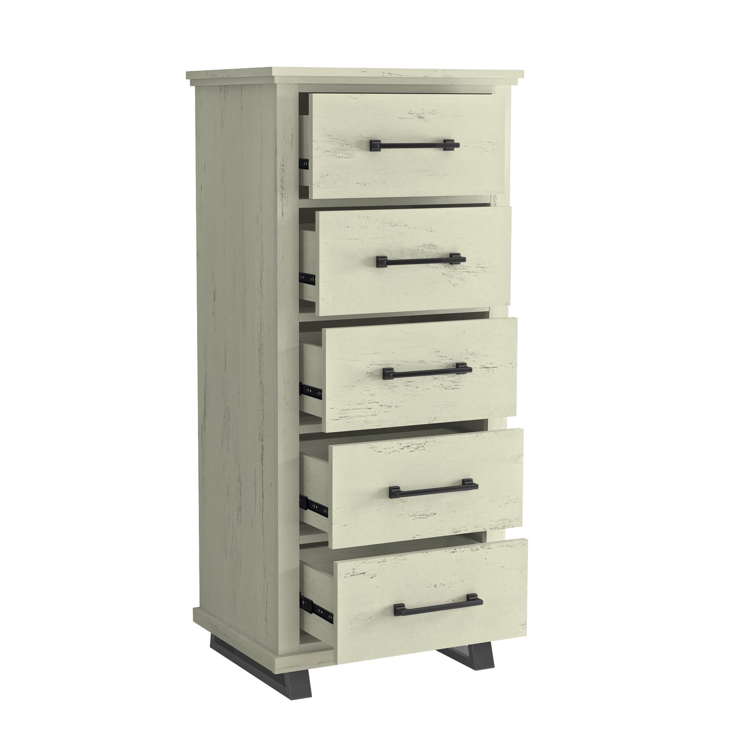 Festivo FCH22246 24" Bedroom Chest with 5 Drawers-White
